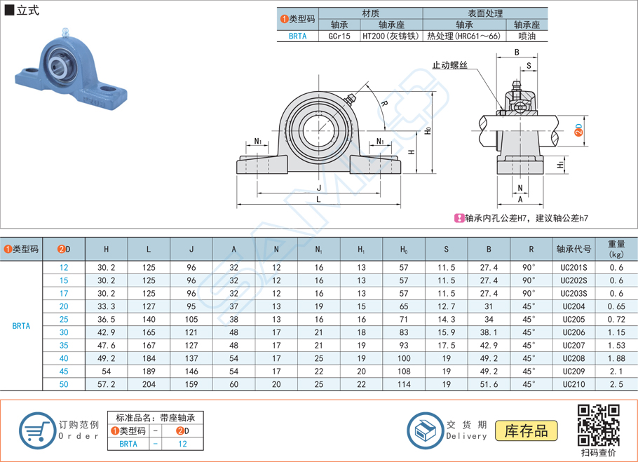 表球面球轴承座松动若何紧固