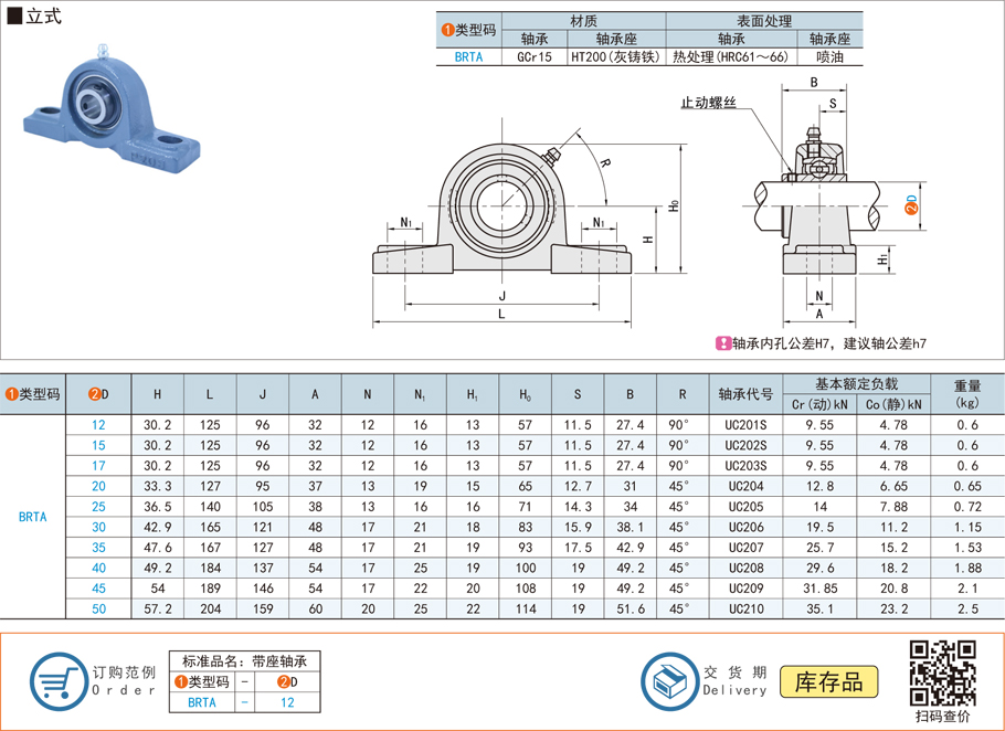 滚筒机轴承，带座轴承，轴承同轴度