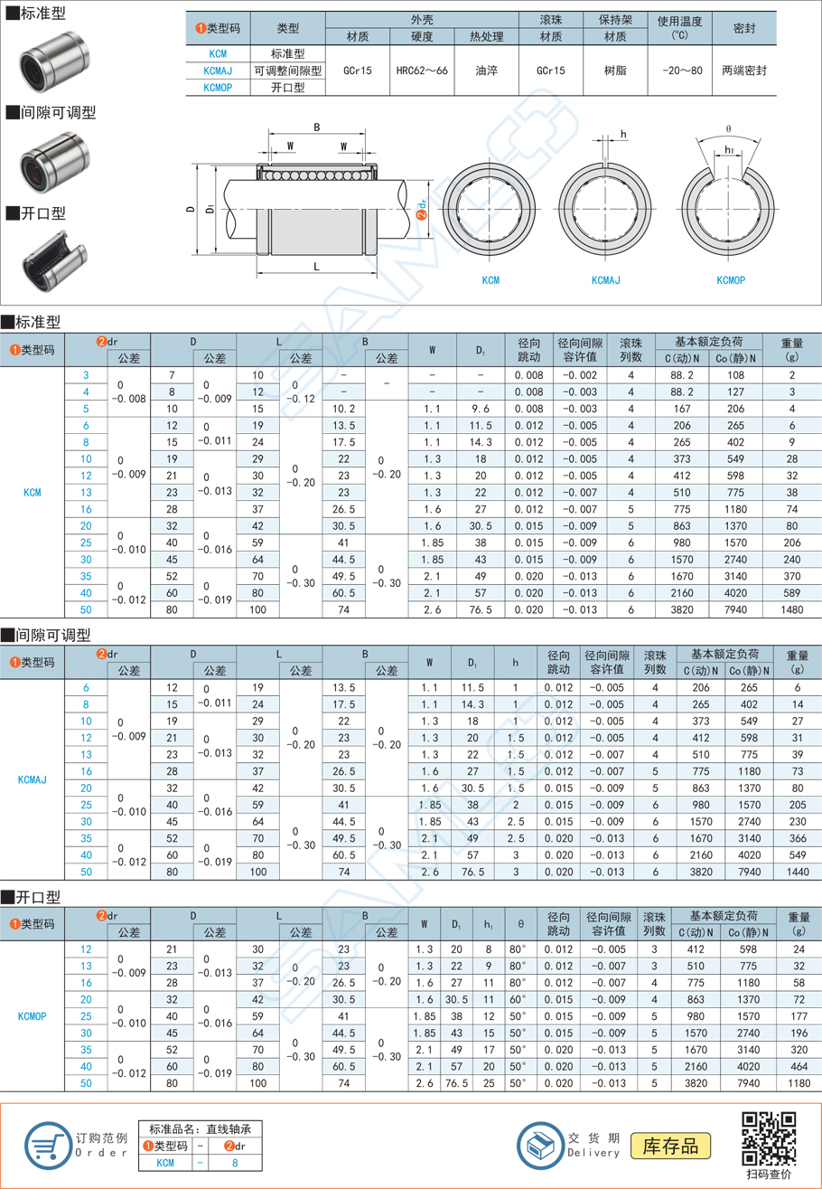 顶升机轴承，直线轴承守护